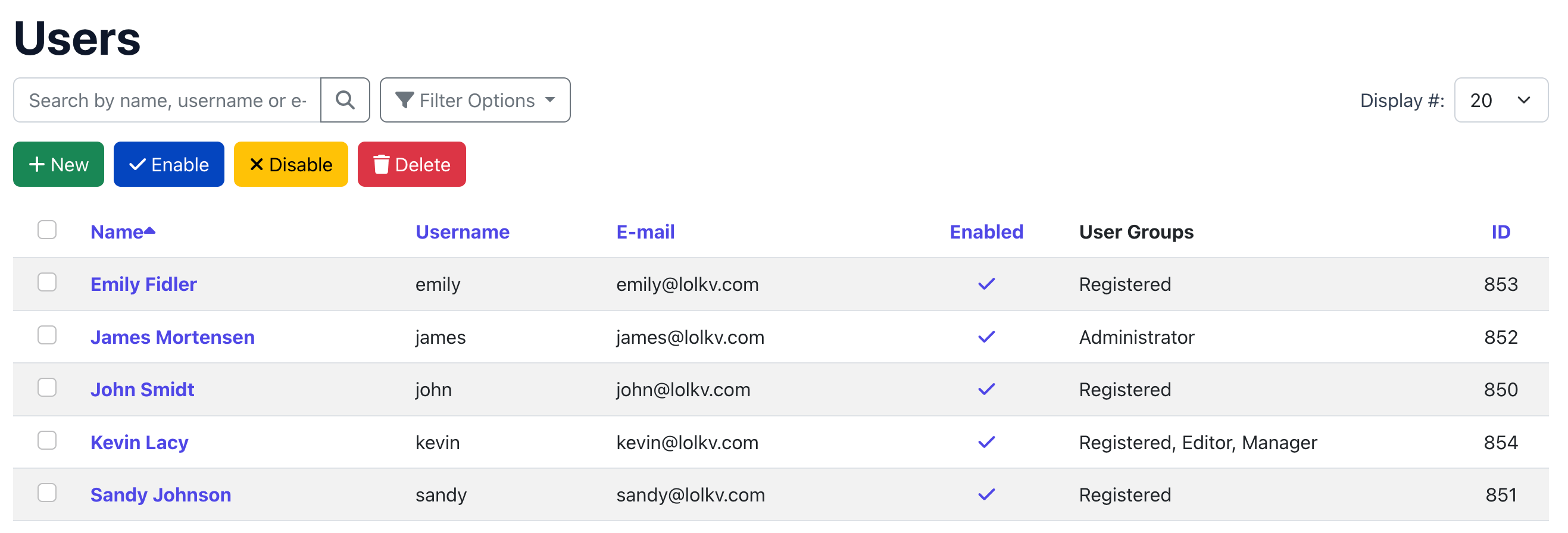 3 1 user list